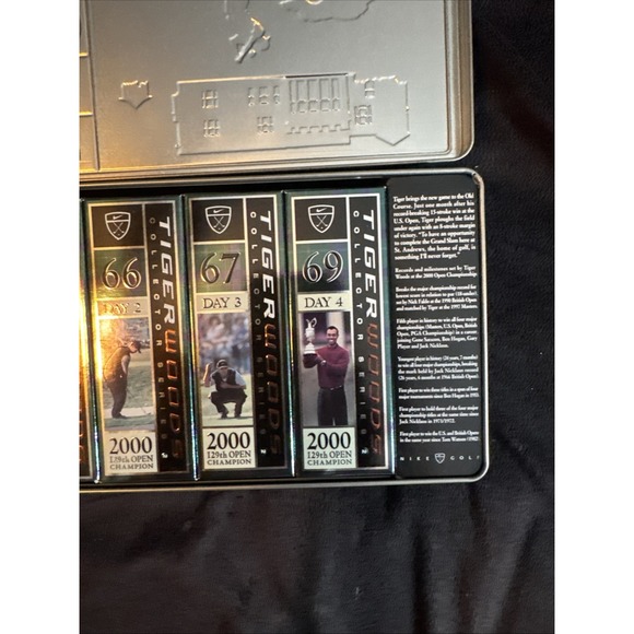 Tiger Woods Collector Series 2 2000 Open‎ Champion Golf Ball 19 Under - Mint - Picture 4 of 16